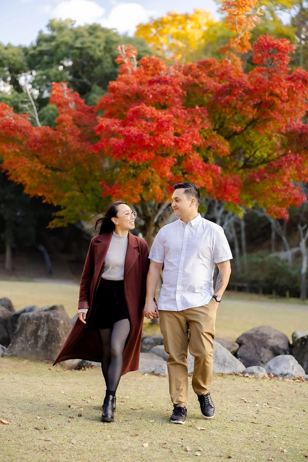 Autumn couples photography in Nara by Photo My Tokyo