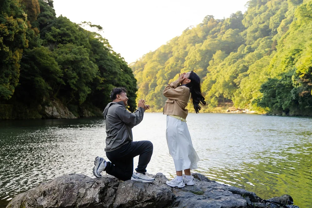 Proposal photoshoot in Kyoto