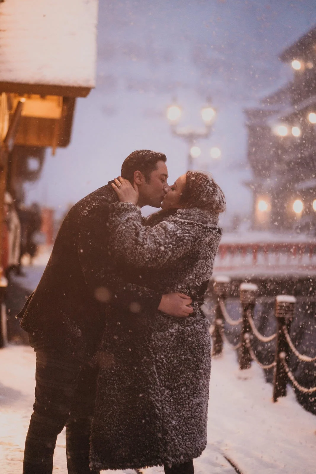 Proposal photoshoot in snowy Ginzan Onsen, photo 7