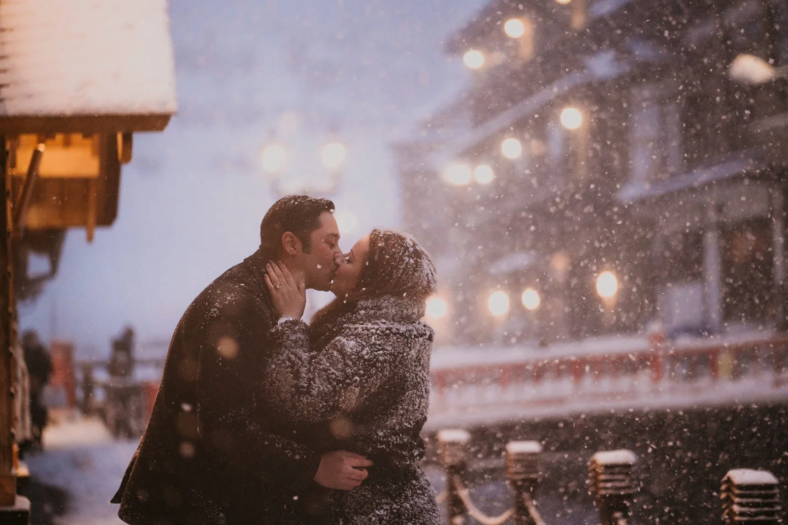 Proposal photoshoot in snowy Ginzan Onsen, photo 8