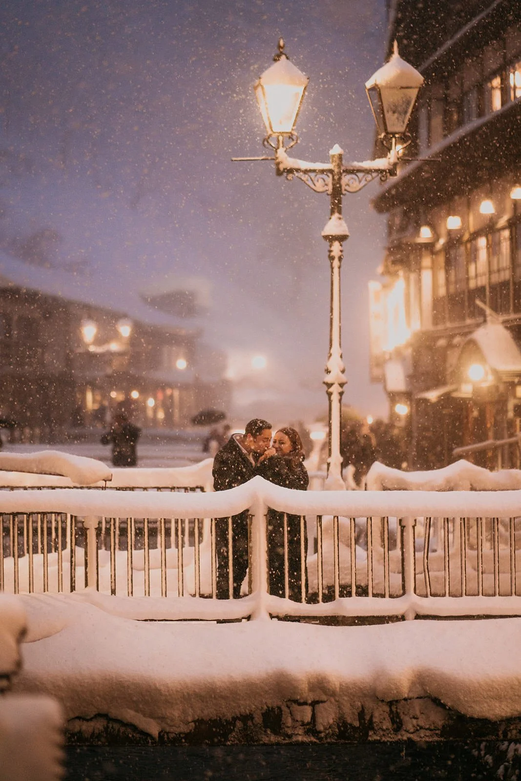 Proposal photoshoot in snowy Ginzan Onsen, photo 15