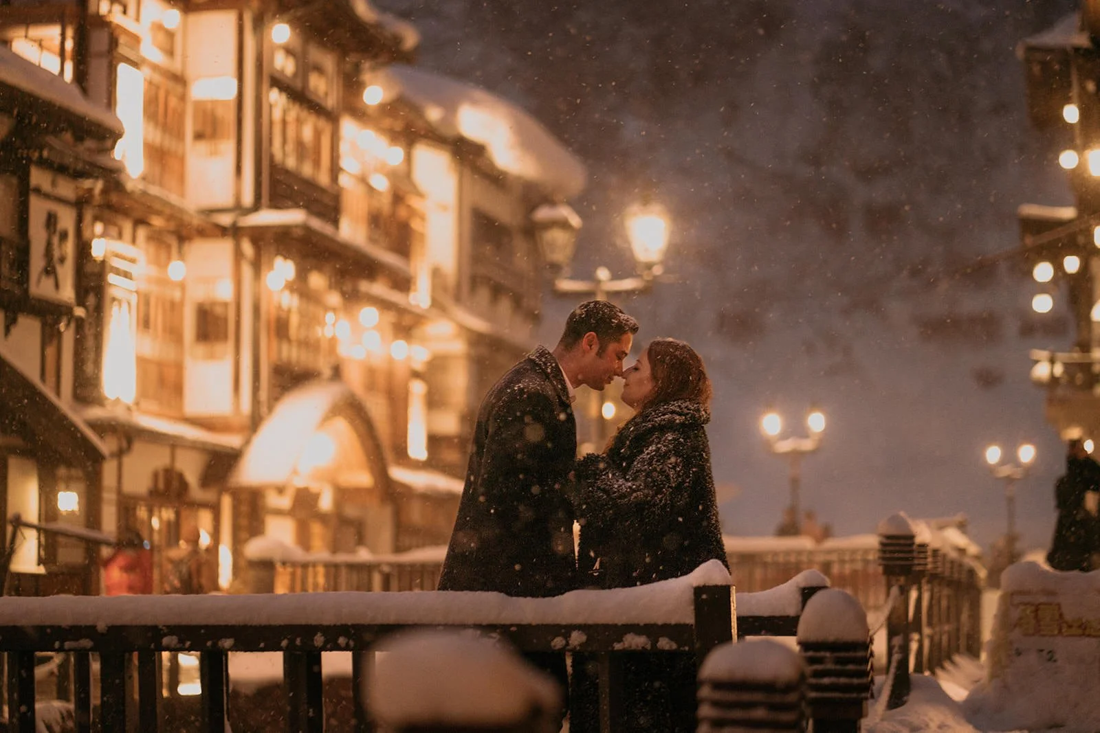 Proposal photoshoot in snowy Ginzan Onsen, photo 19