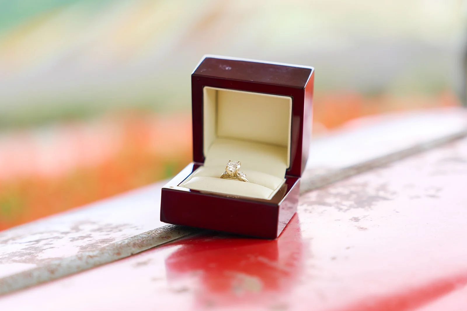 Proposal photoshoot at Shikisai-no Oka — summer flower field