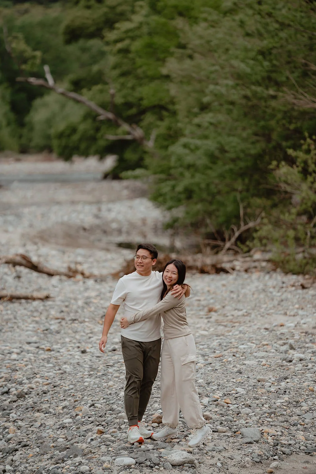 Proposal photoshoot at Kamikochi — summer flower field