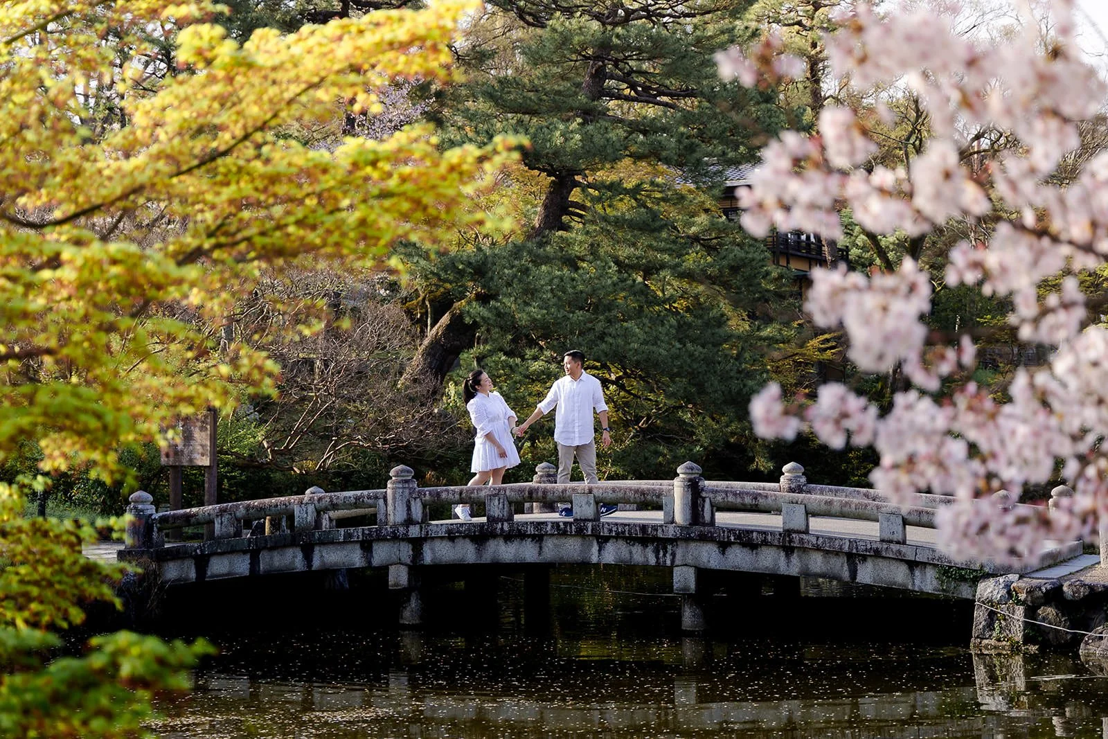 Proposal photoshoot at Maruyama Koen — cherry blossom