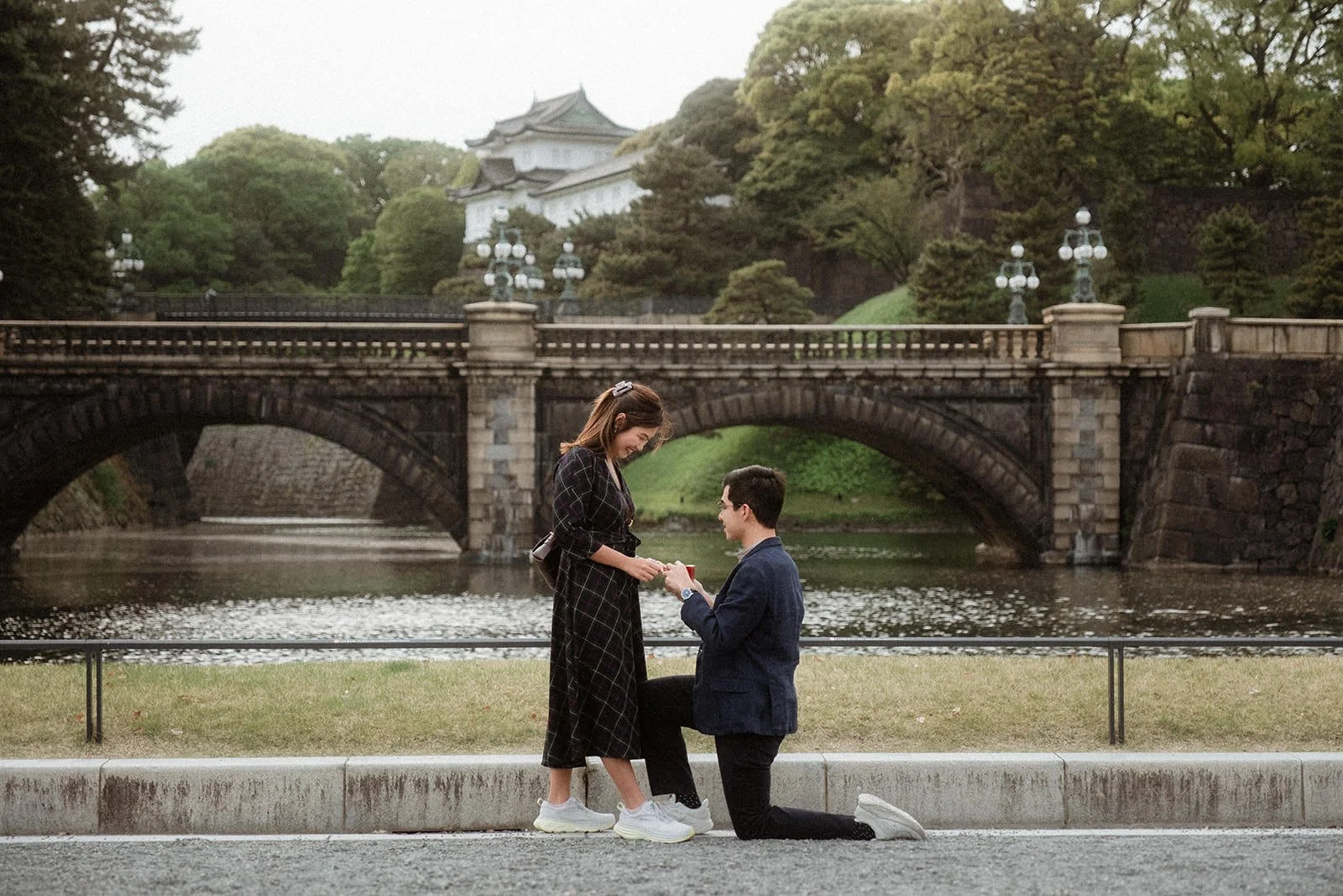 Proposal photoshoot at Imperial Palace