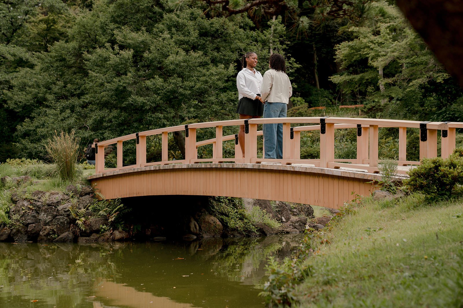 Proposal photoshoot at Shinjuku Gyoen