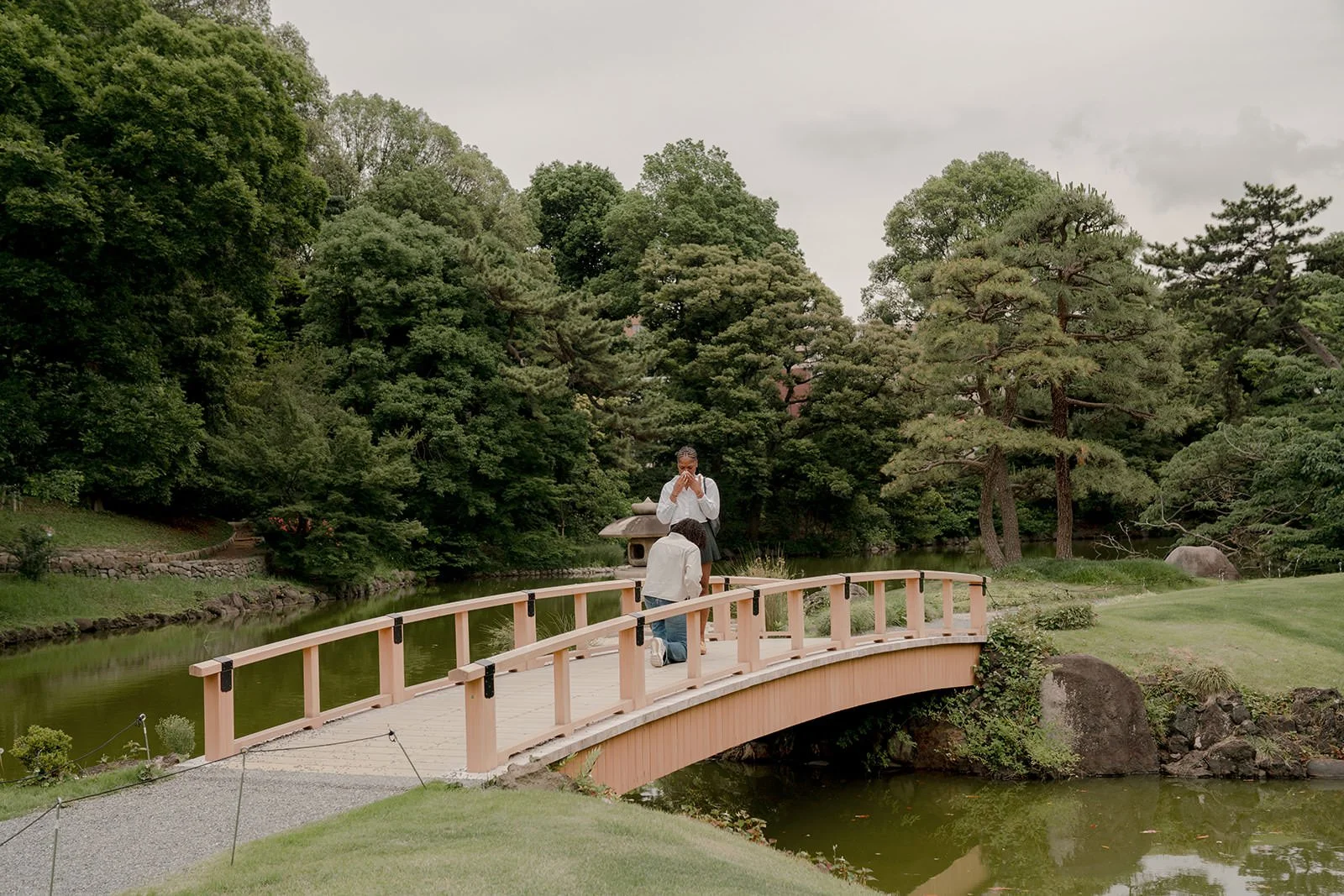 Proposal photoshoot at Shinjuku Gyoen