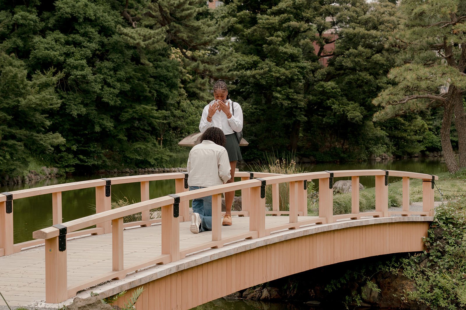 Proposal photoshoot at Shinjuku Gyoen