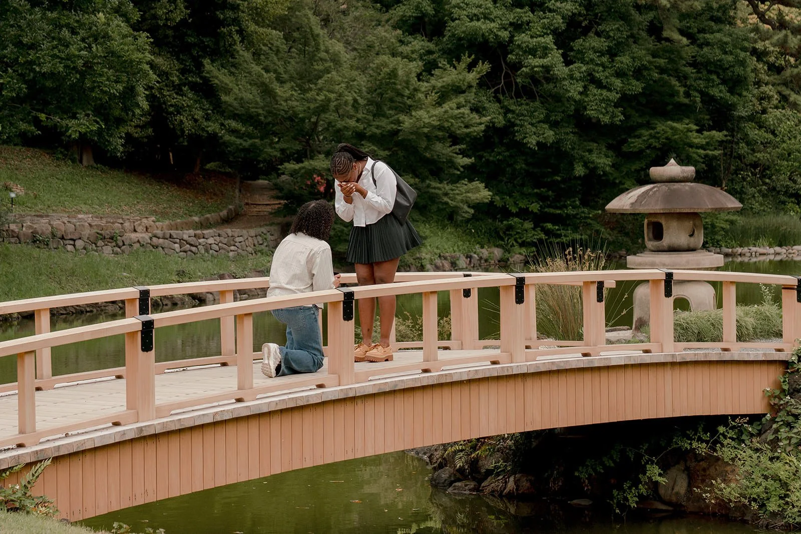 Proposal photoshoot at Shinjuku Gyoen