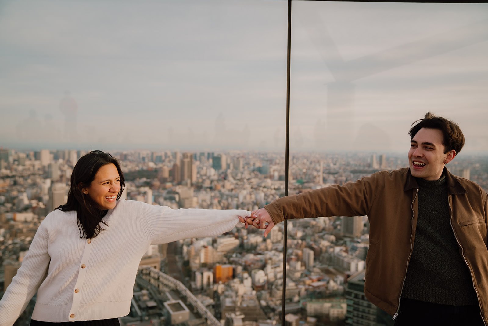 Proposal photoshoot at Shibuya Sky