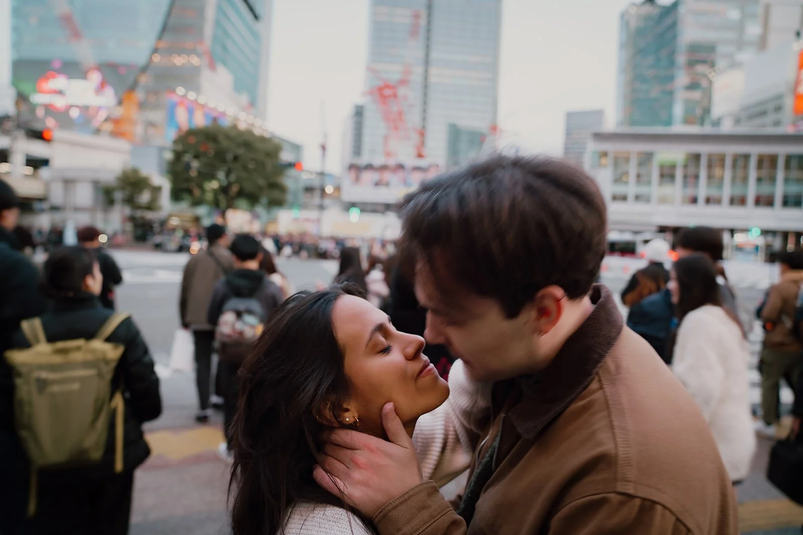 Proposal photoshoot at Shibuya Sky
