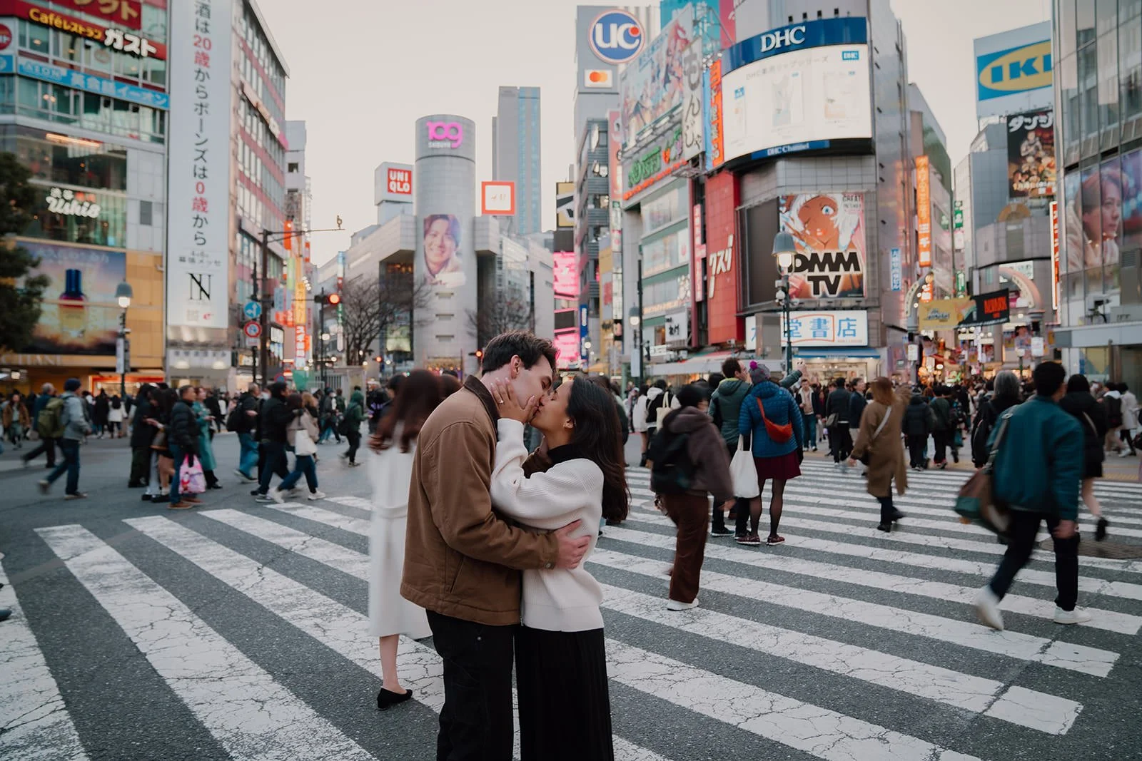 Proposal photoshoot at Shibuya Sky