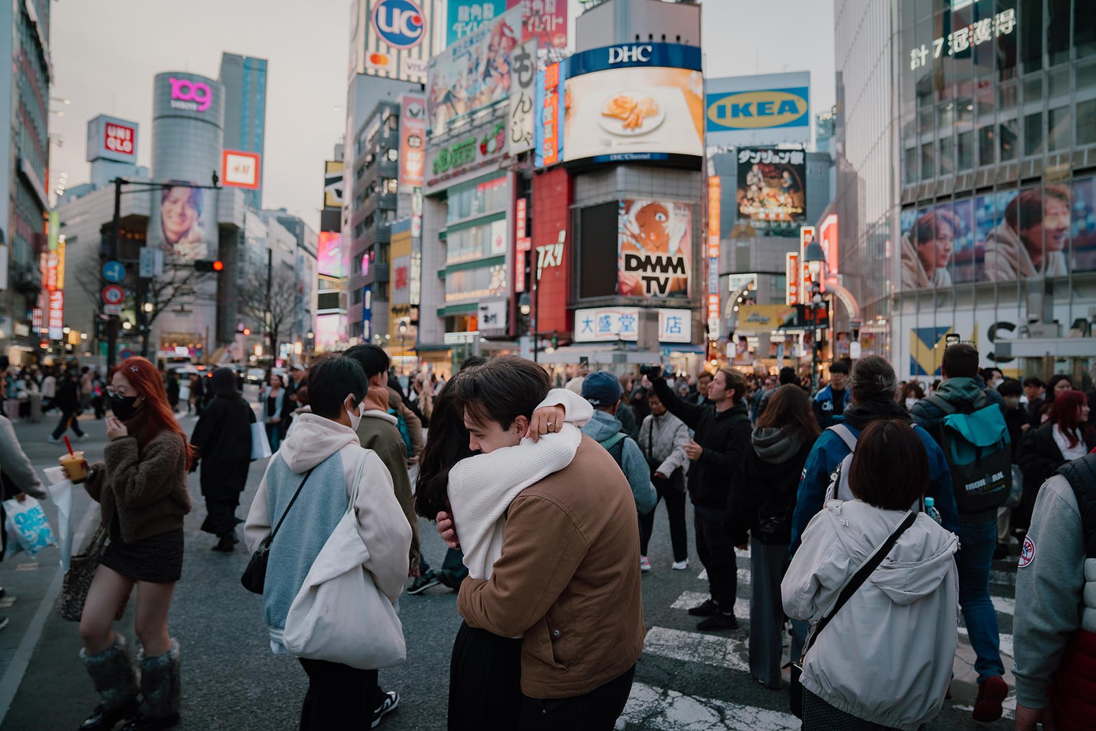 Proposal photoshoot at Shibuya Sky