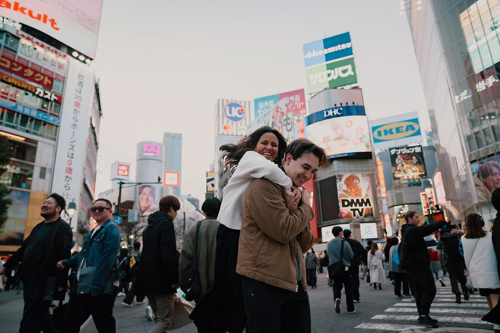 Proposal photoshoot at Shibuya Sky