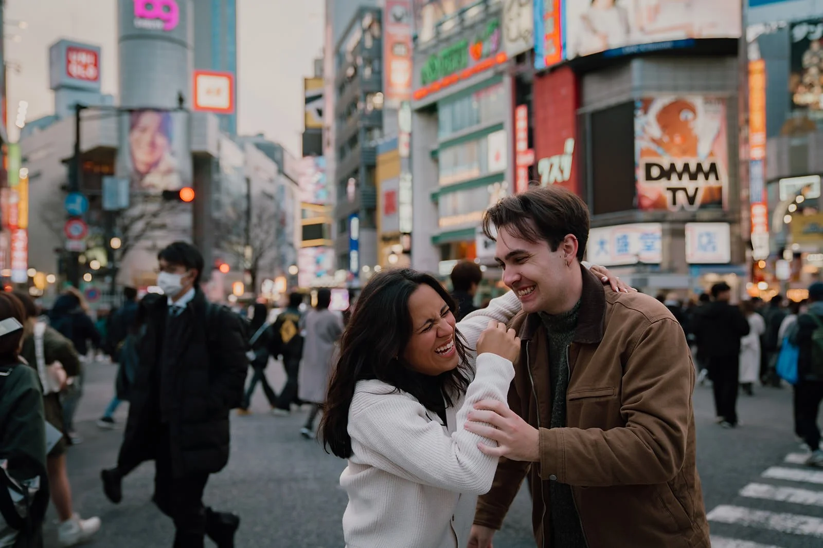 Proposal photoshoot at Shibuya Sky