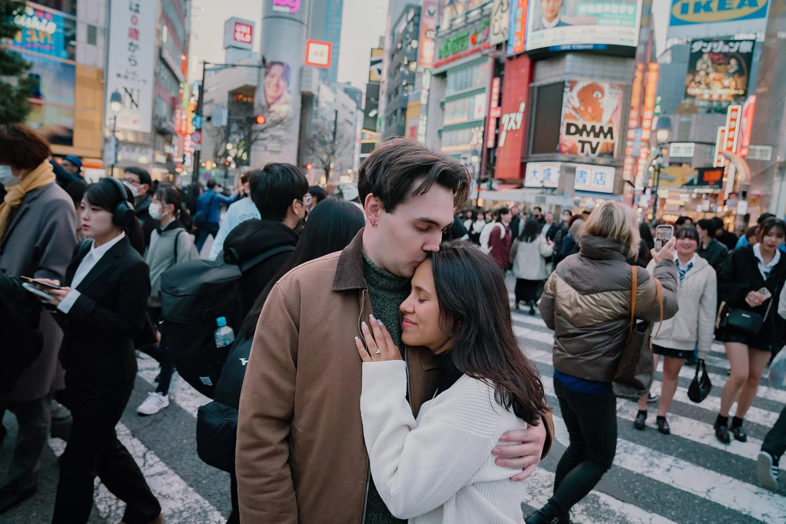 Proposal photoshoot at Shibuya Sky