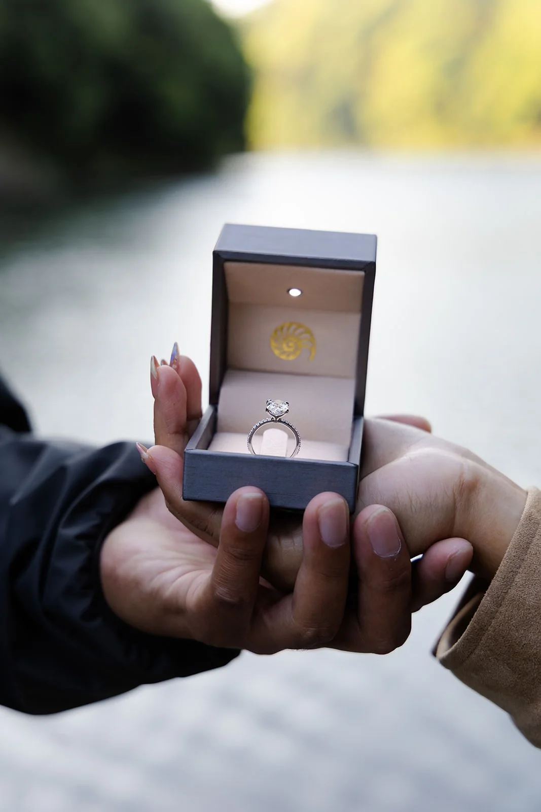 Proposal photoshoot at Katsura River, Arashiyama
