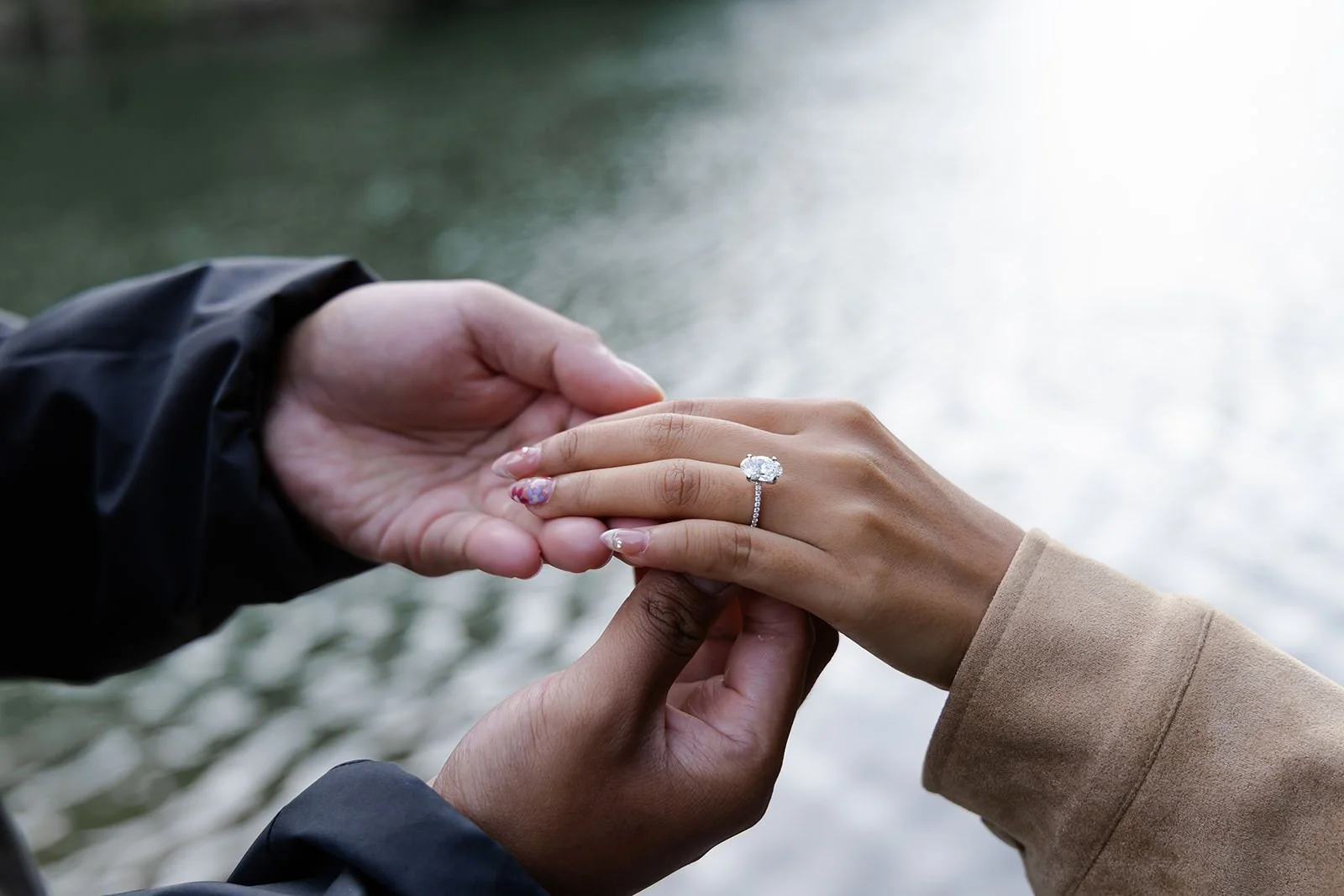 Proposal photoshoot at Katsura River, Arashiyama