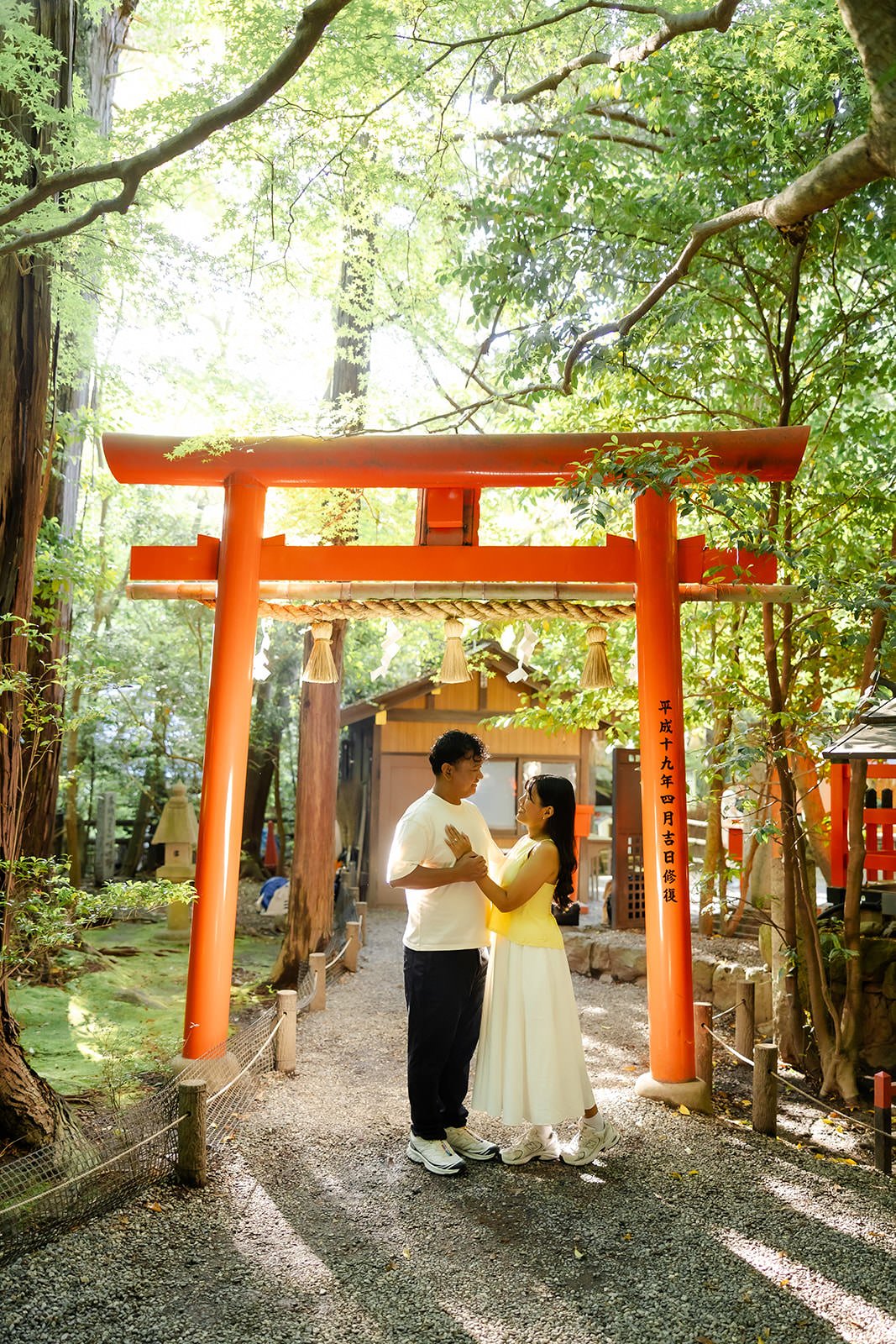 Proposal photoshoot at Katsura River, Arashiyama