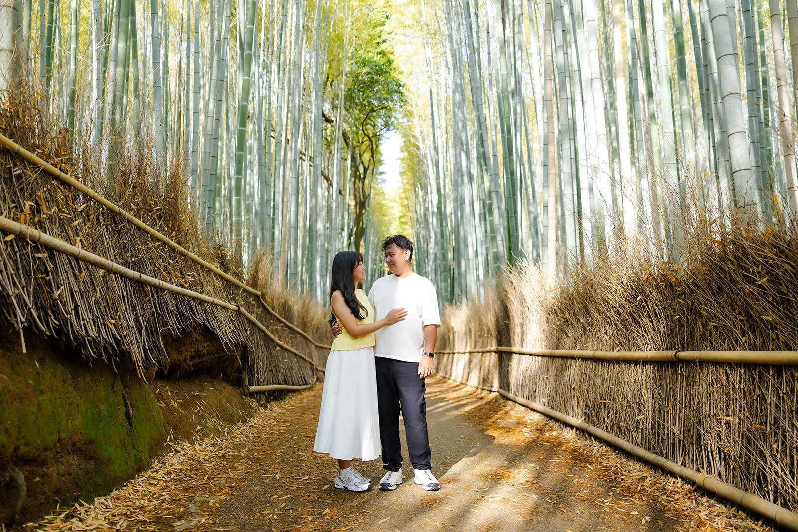 Proposal photoshoot at Katsura River, Arashiyama