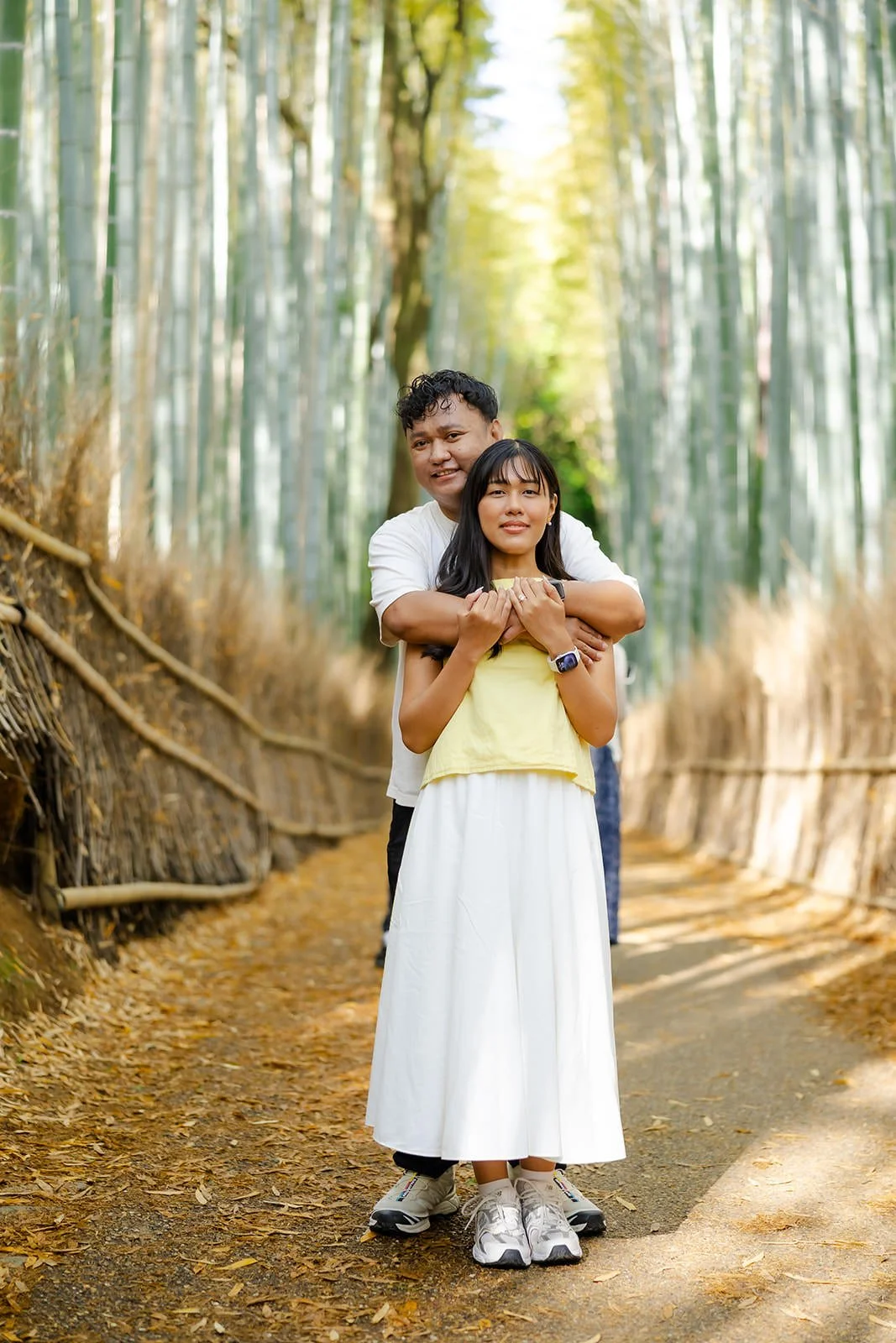 Proposal photoshoot at Katsura River, Arashiyama