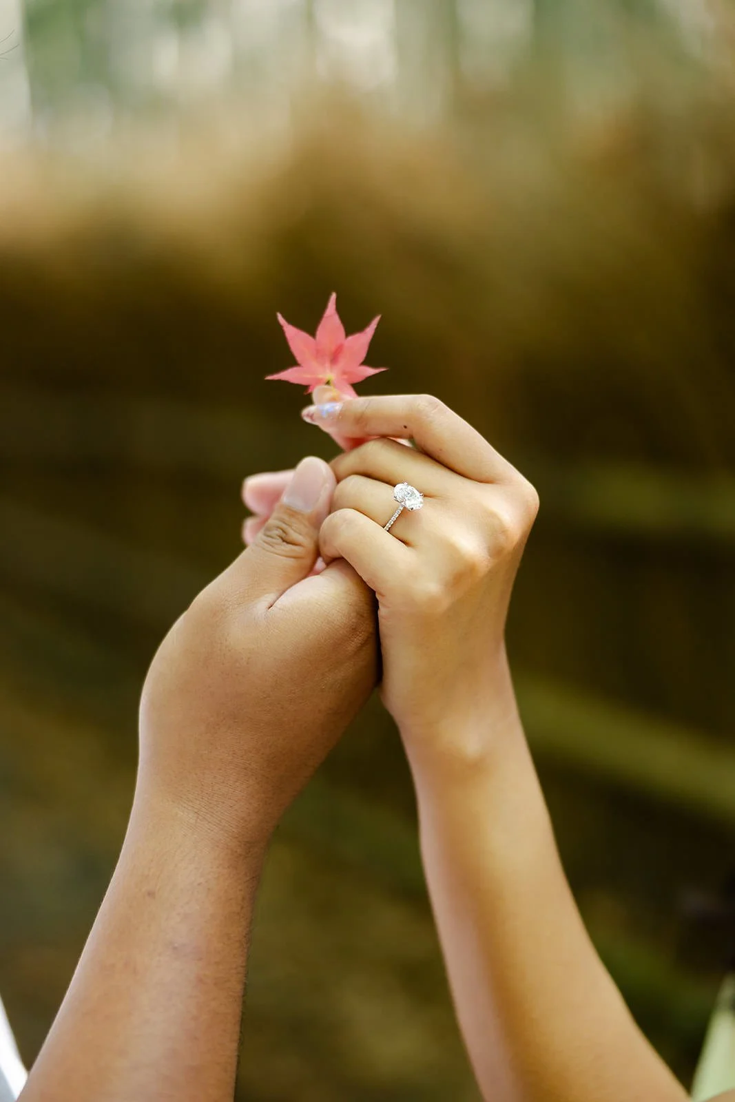 Proposal photoshoot at Katsura River, Arashiyama