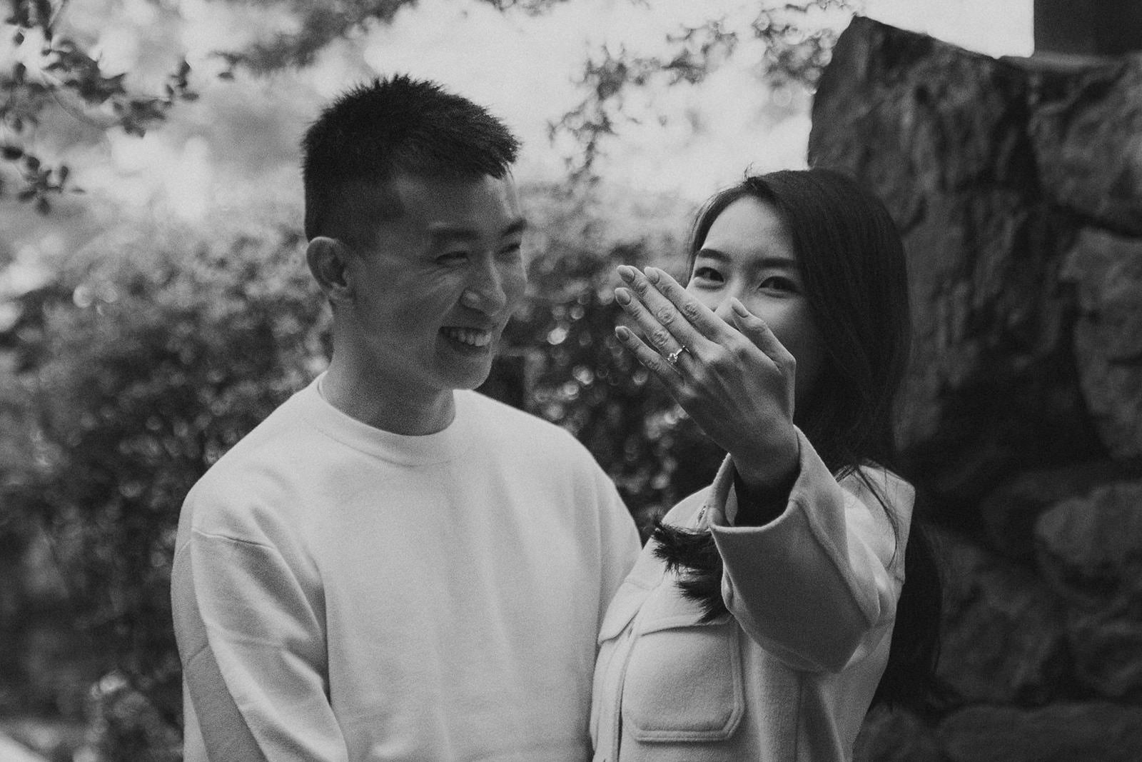 Proposal photoshoot at Daigo-ji — autumn