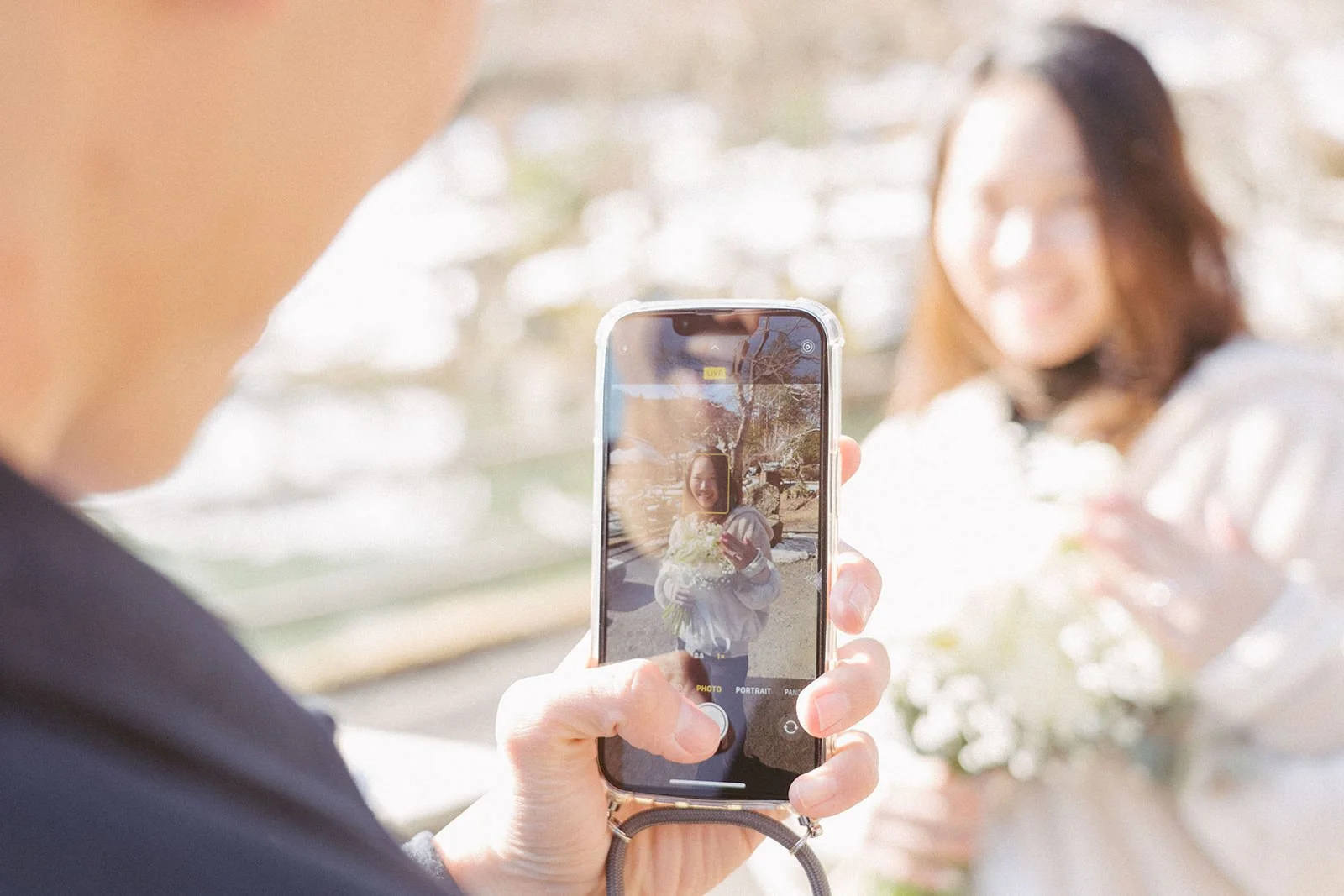 Proposal photoshoot at Hida no Sato — snowy