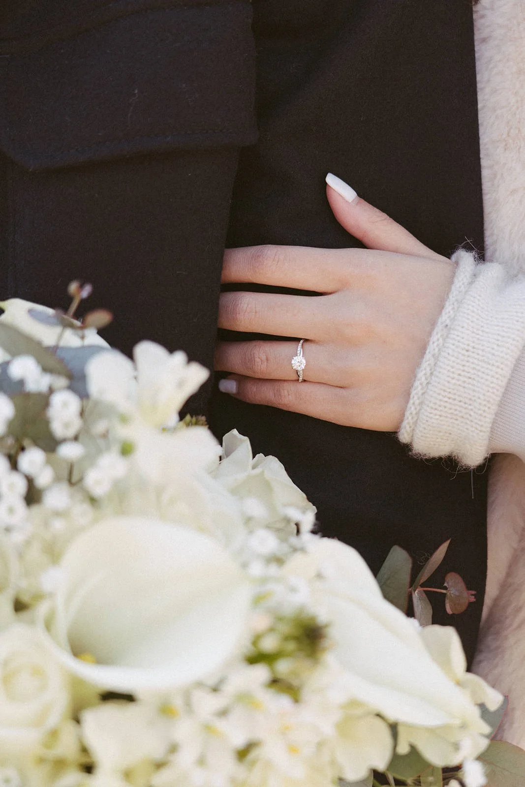 Proposal photoshoot at Hida no Sato — snowy