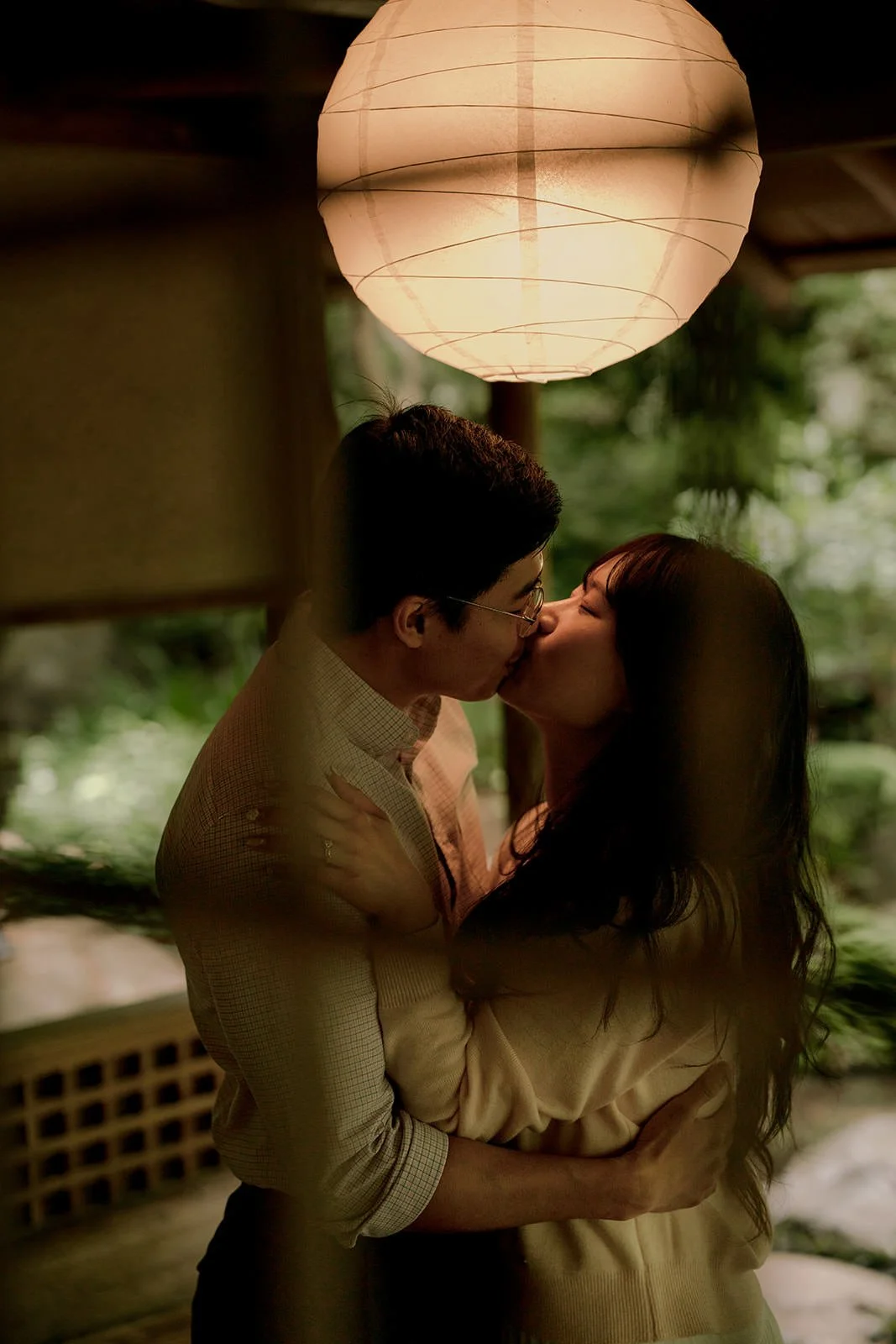 Portrait session after proposal, Rikugien Gardens Tokyo