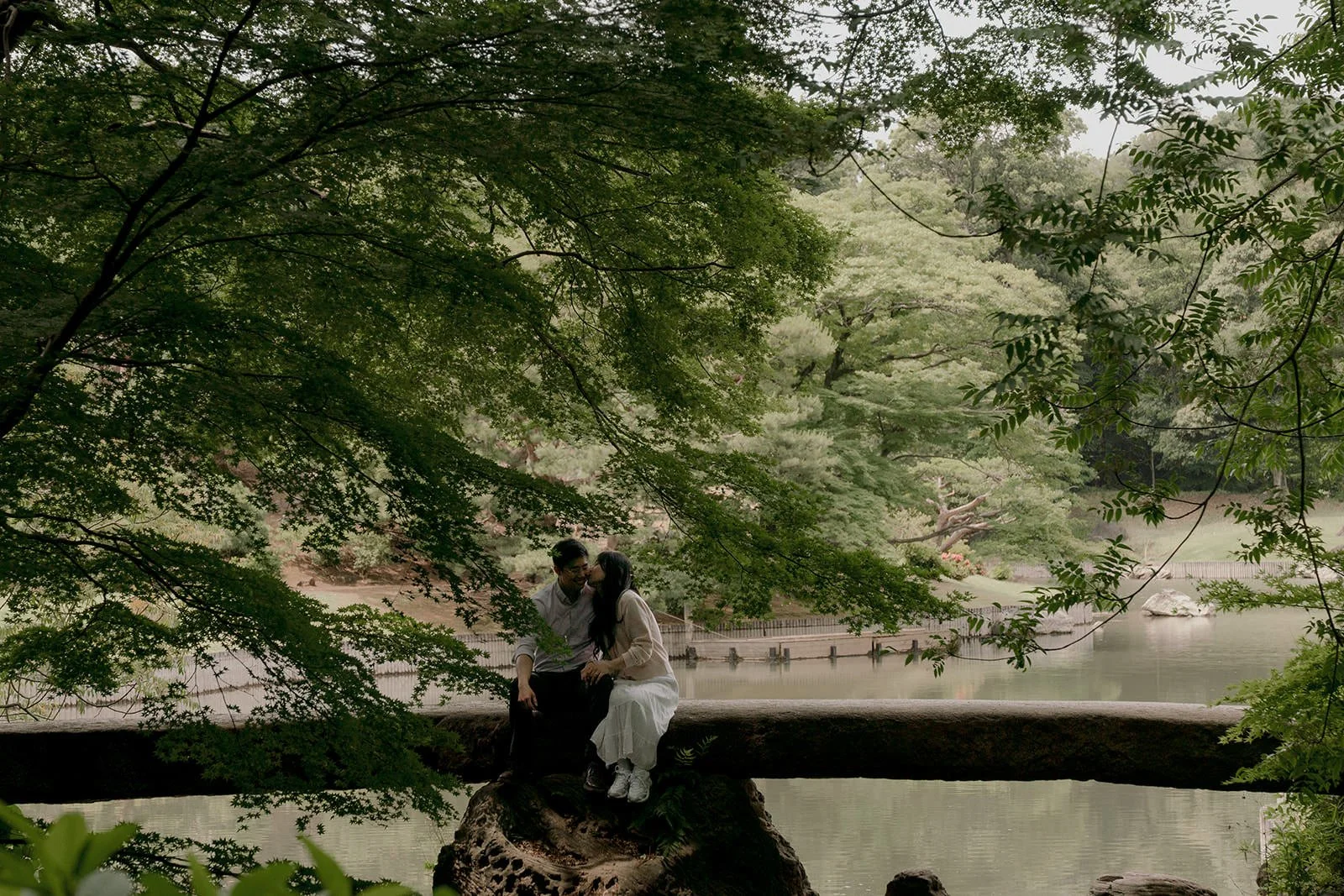 Tokyo proposal garden morning photography