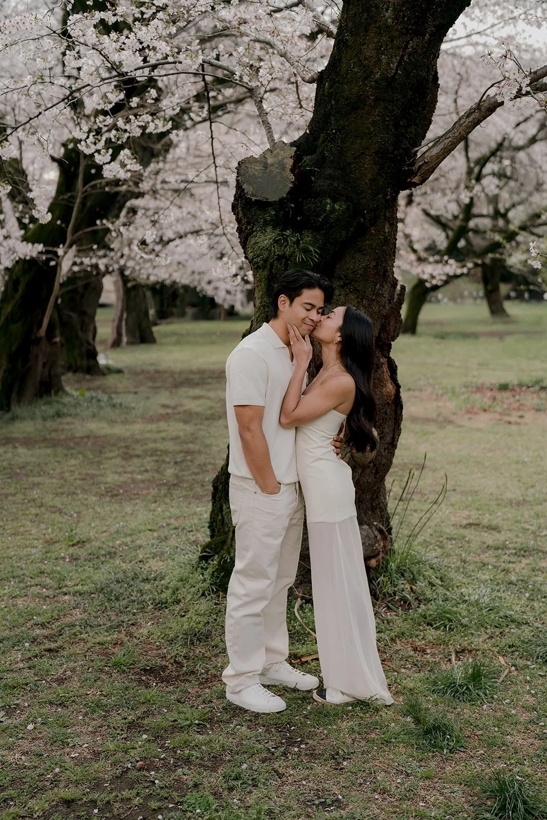 Proposal photography spring Tokyo garden