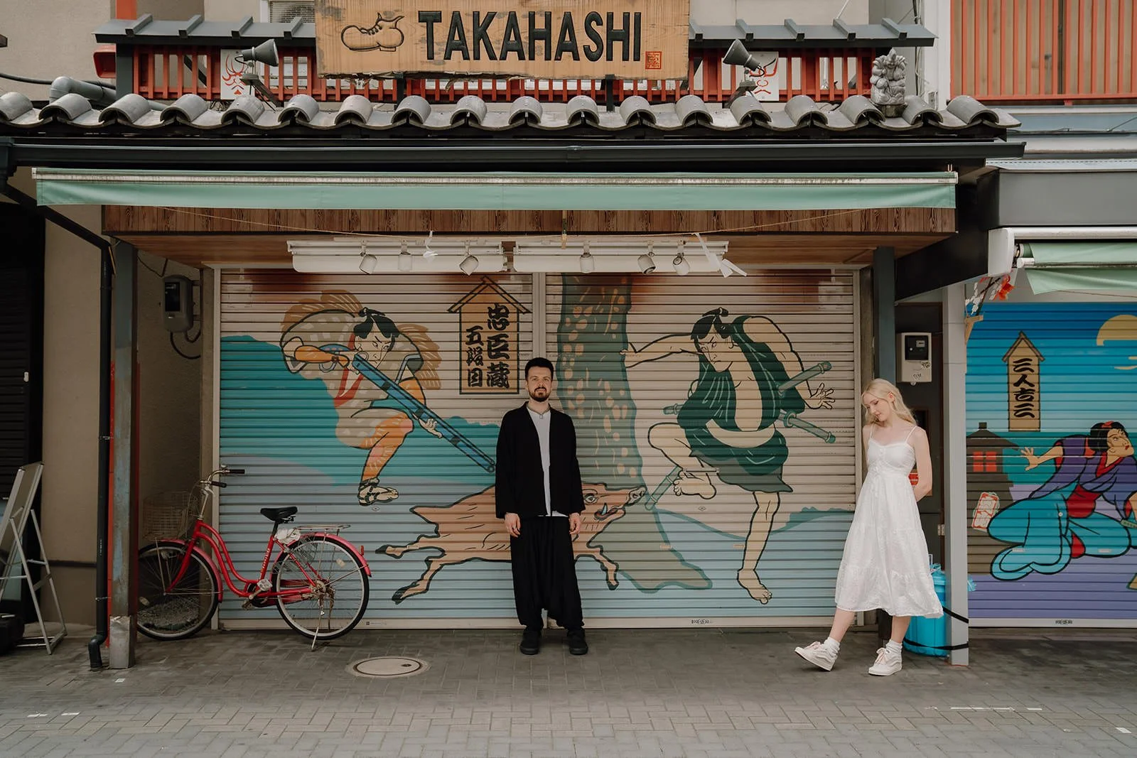 couples photoshoot asakusa sensoji