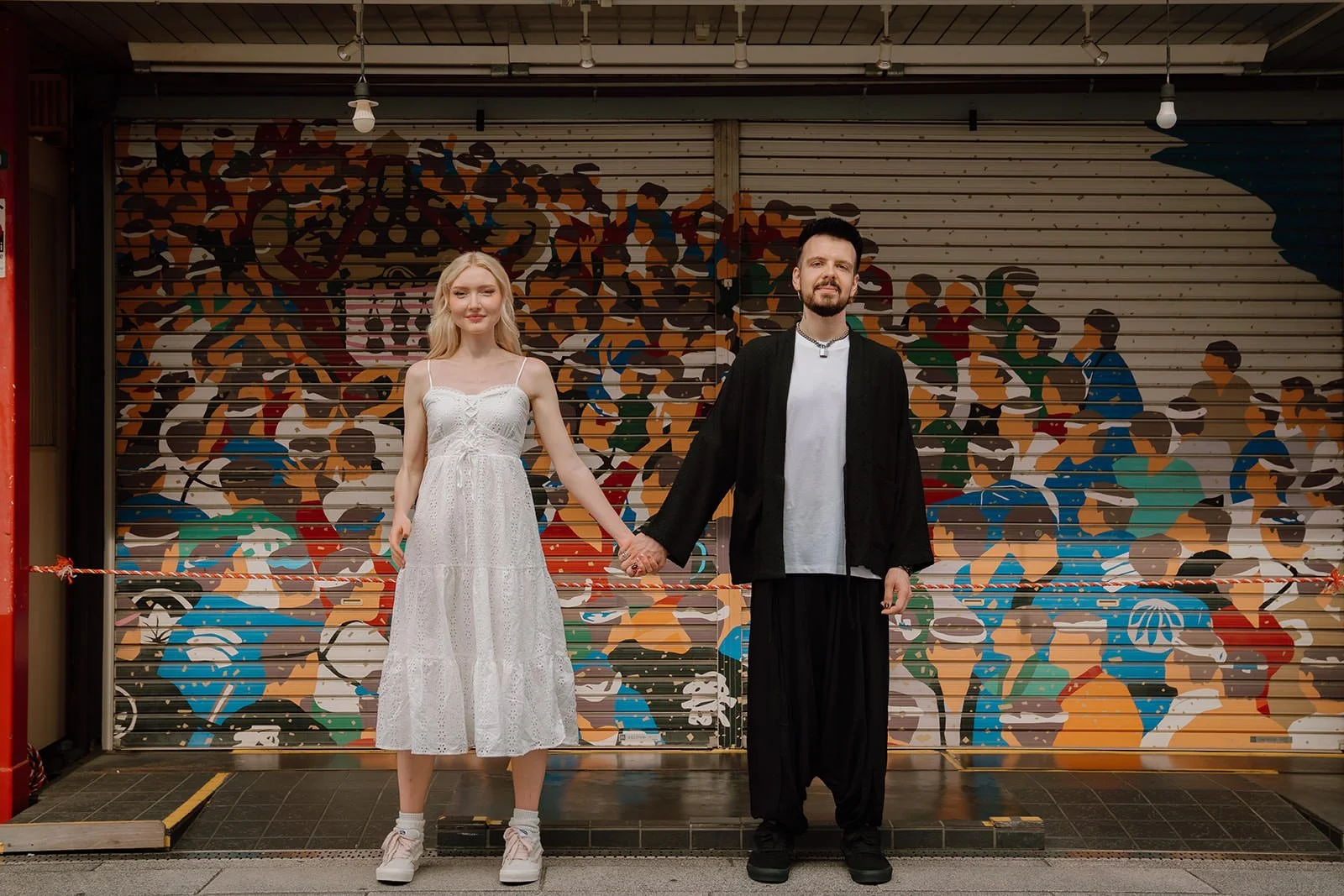 couples photoshoot asakusa sensoji