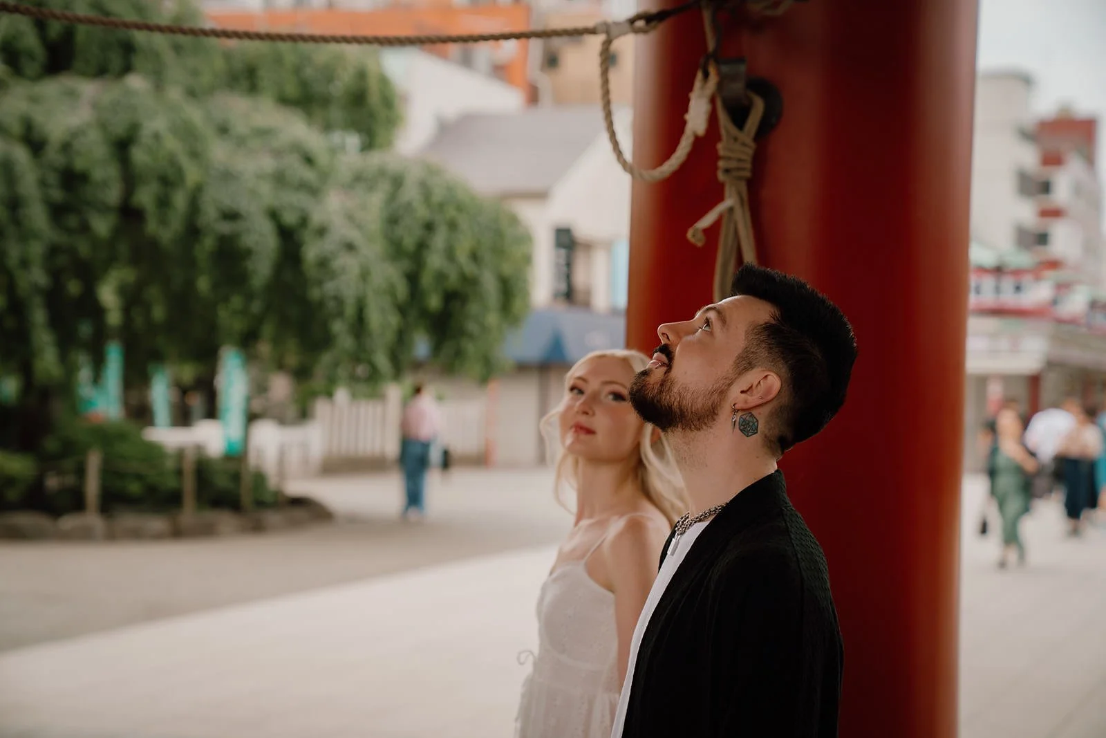 couples photoshoot asakusa sensoji