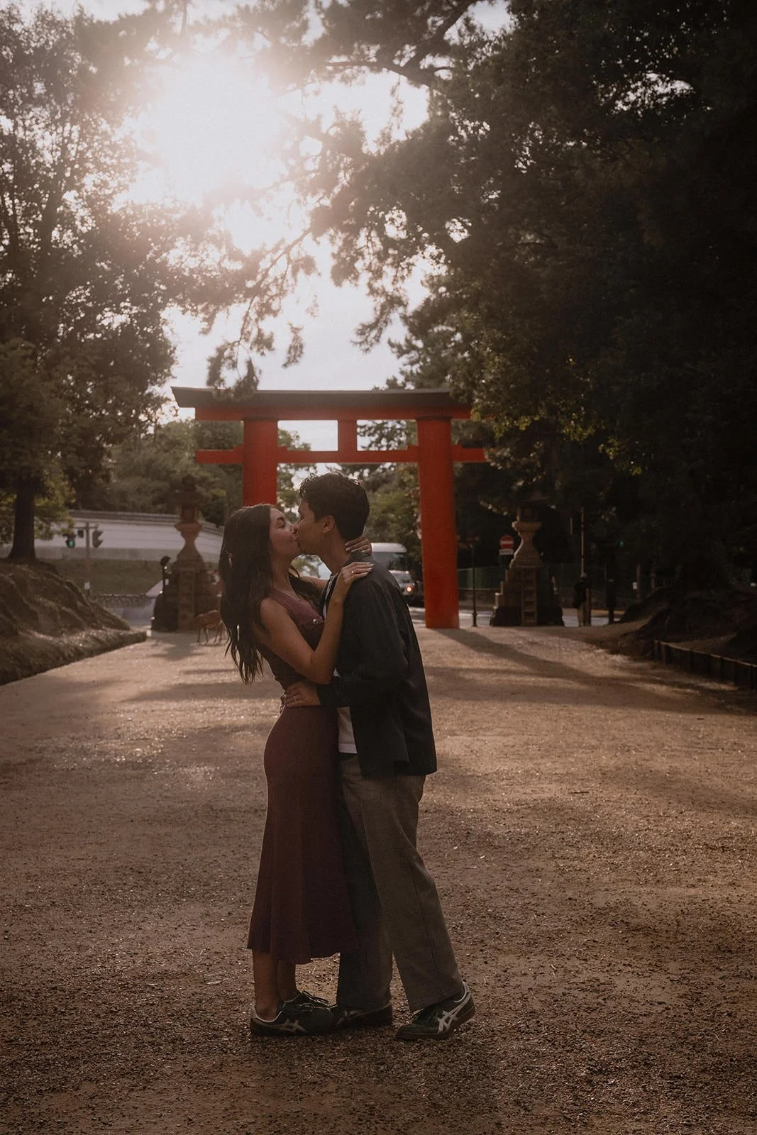couples photoshoot nara park