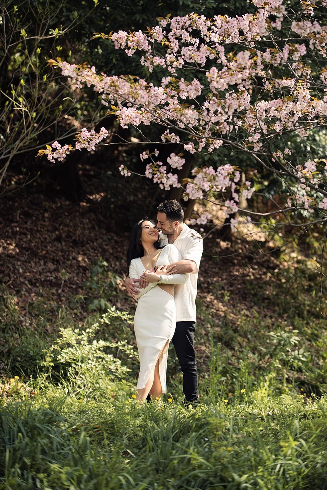 couples photoshoot tokyo cherry blossom