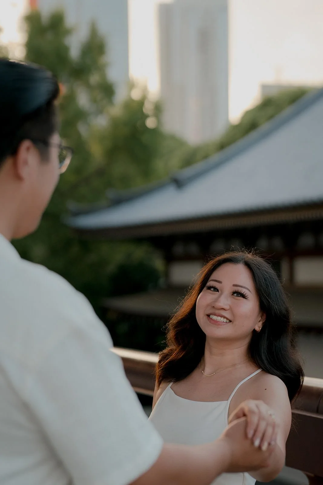 couples photoshoot zojoji tokyo tower
