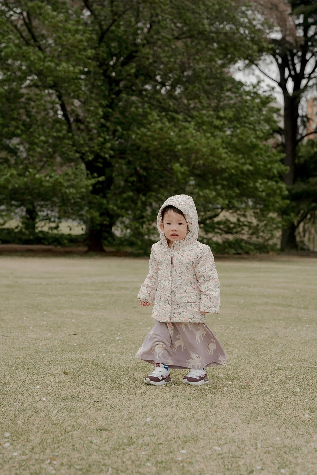 Family photoshoot in the Japanese garden section of Shinjuku Gyoen