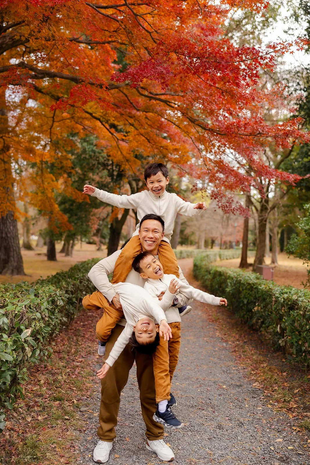 family photoshoot kyoto autumn