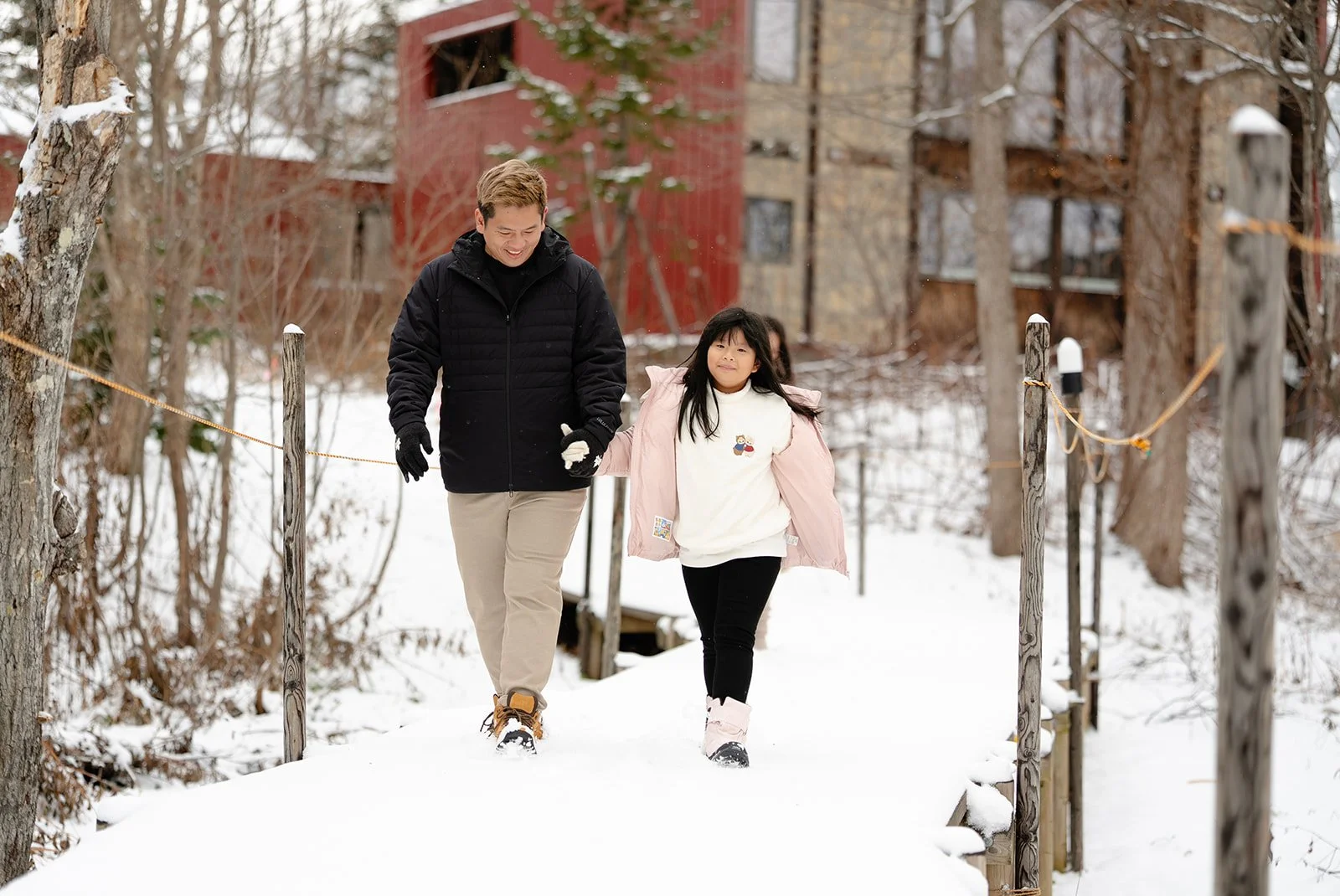 family photoshoot sapporo snow