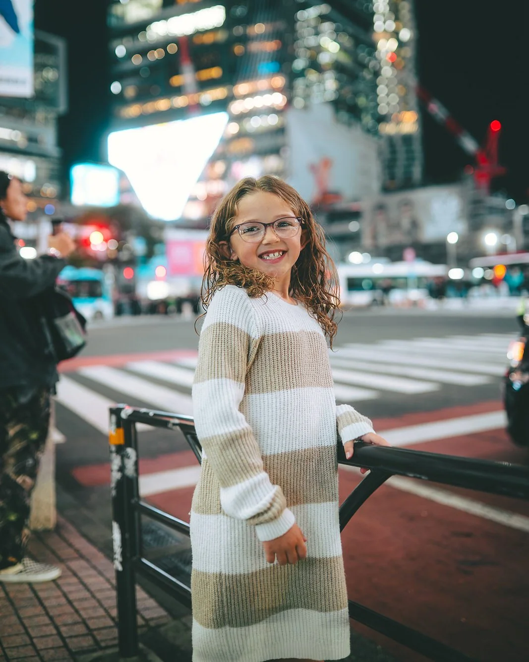 family photoshoot shibuya crossing