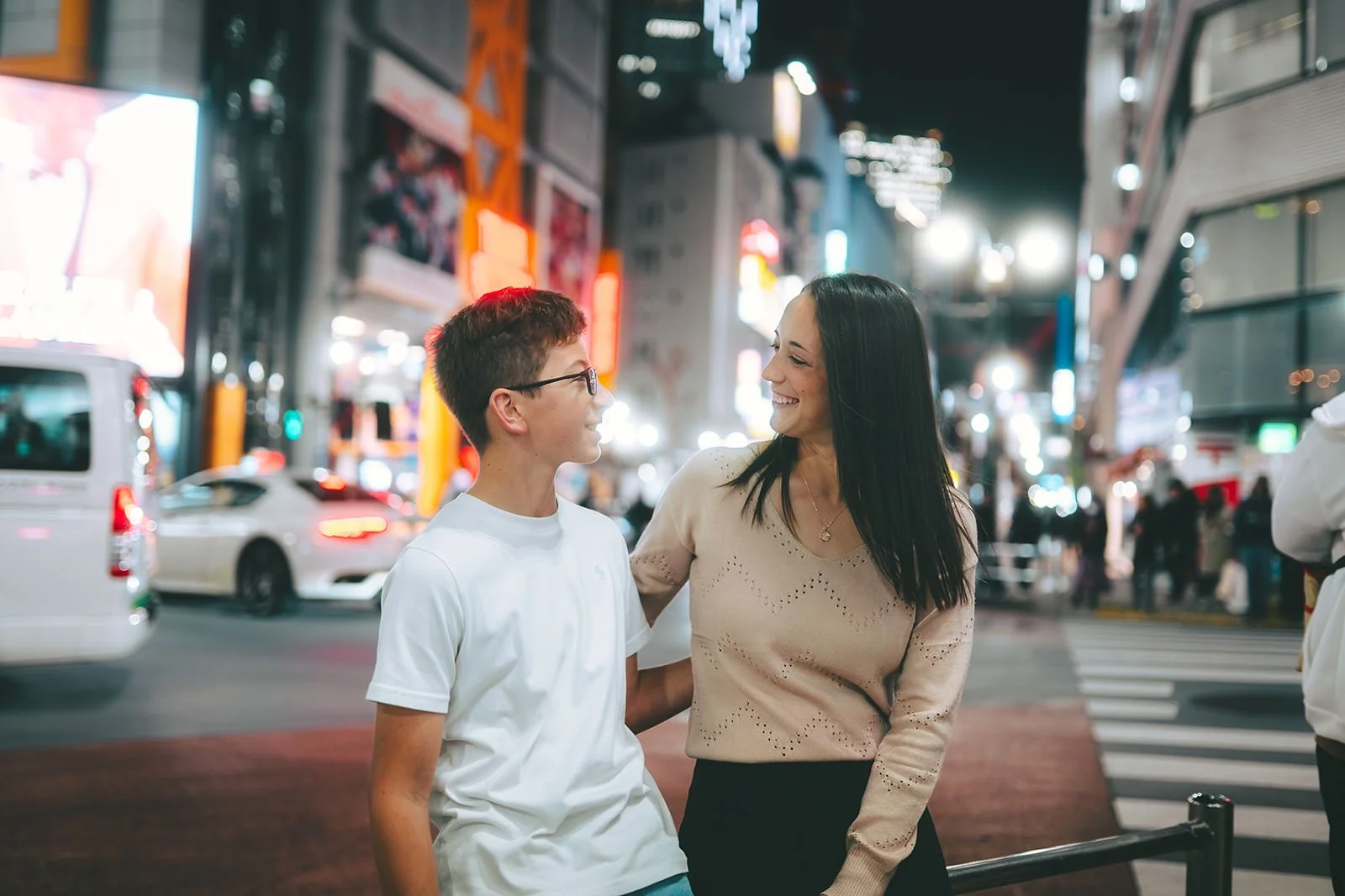 family photoshoot shibuya crossing
