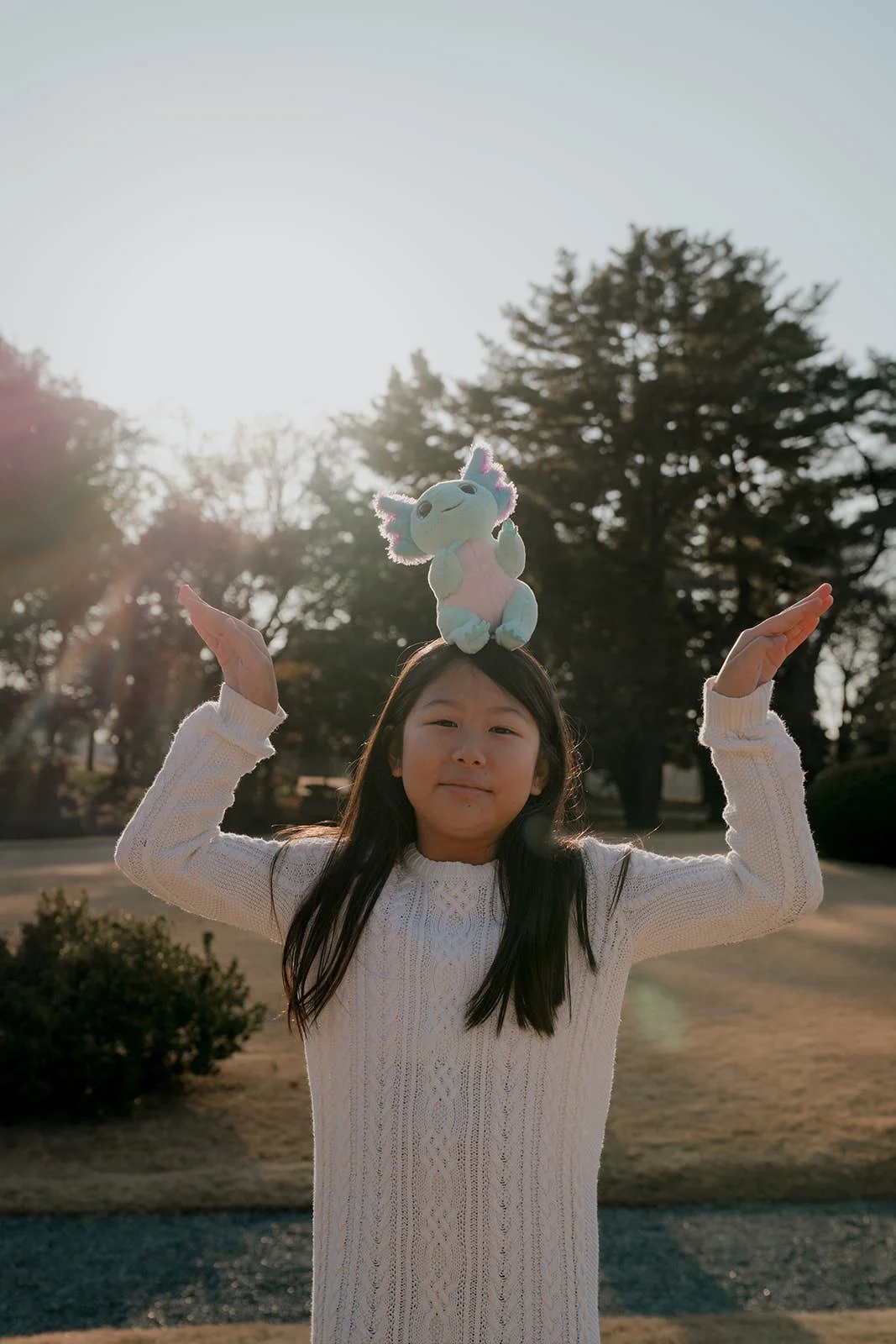 family photoshoot shinjuku gyoen sunset