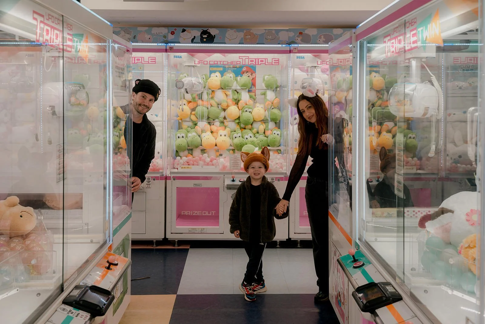family photoshoot shinjuku night