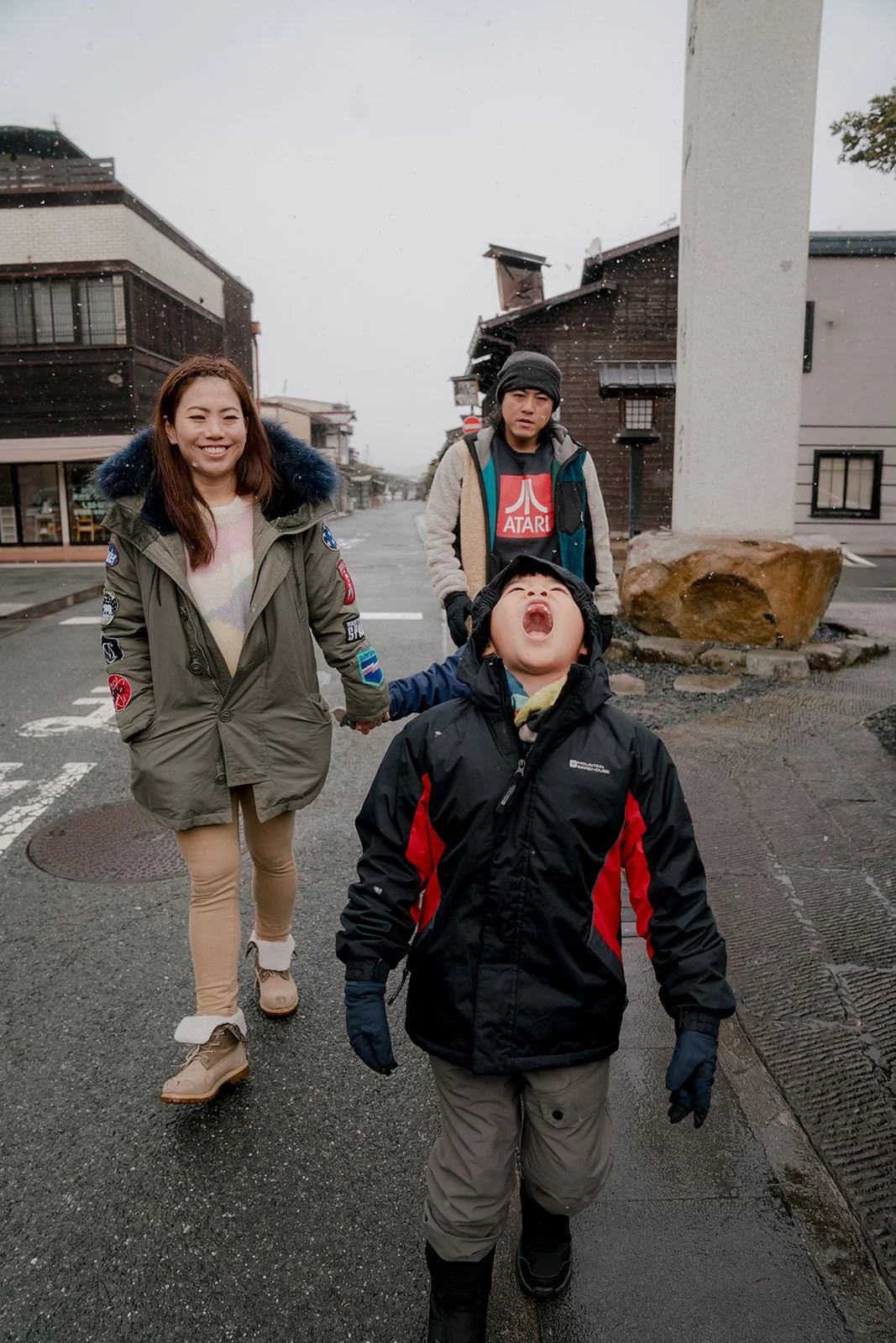 family photoshoot takayama snow
