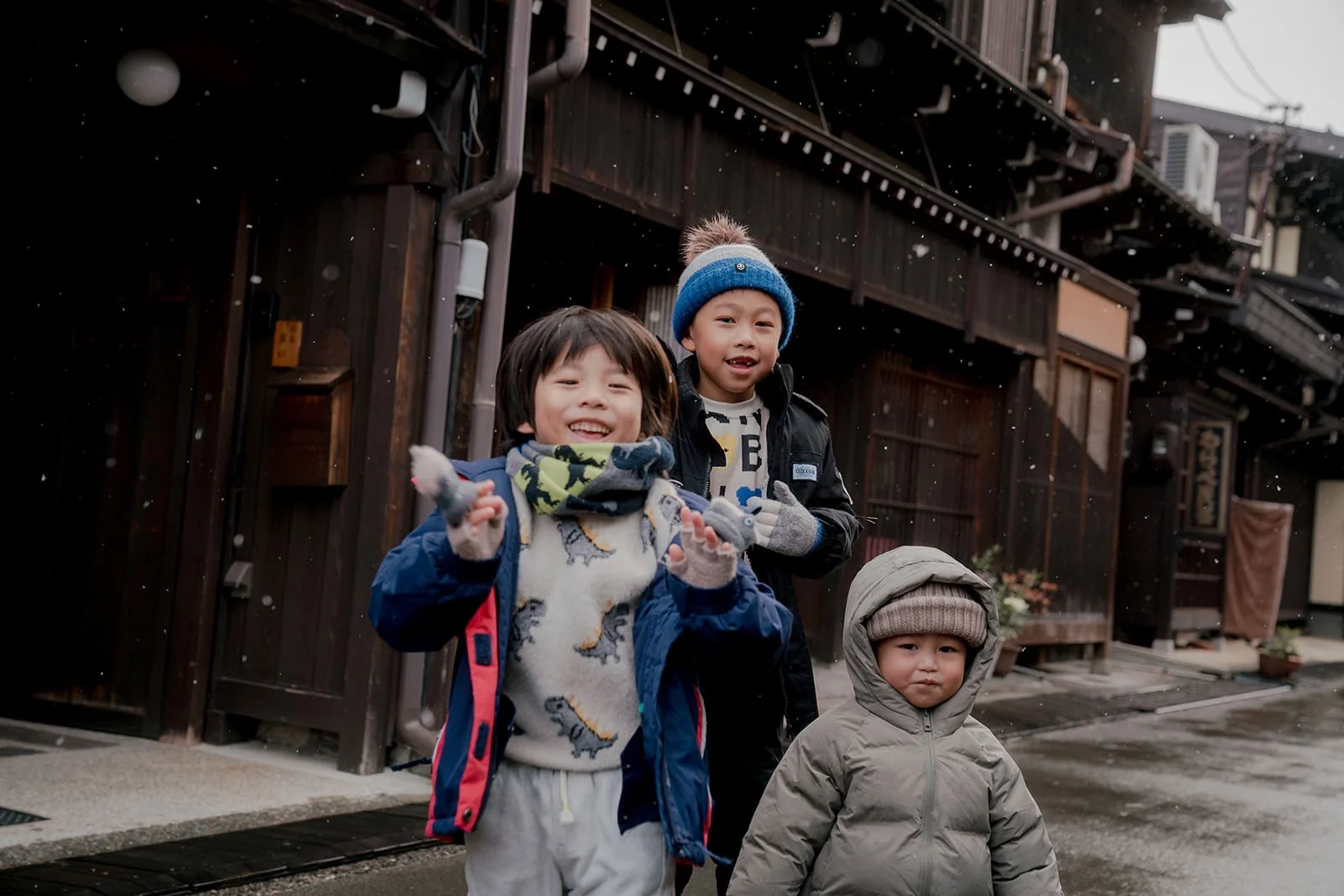 family photoshoot takayama snow