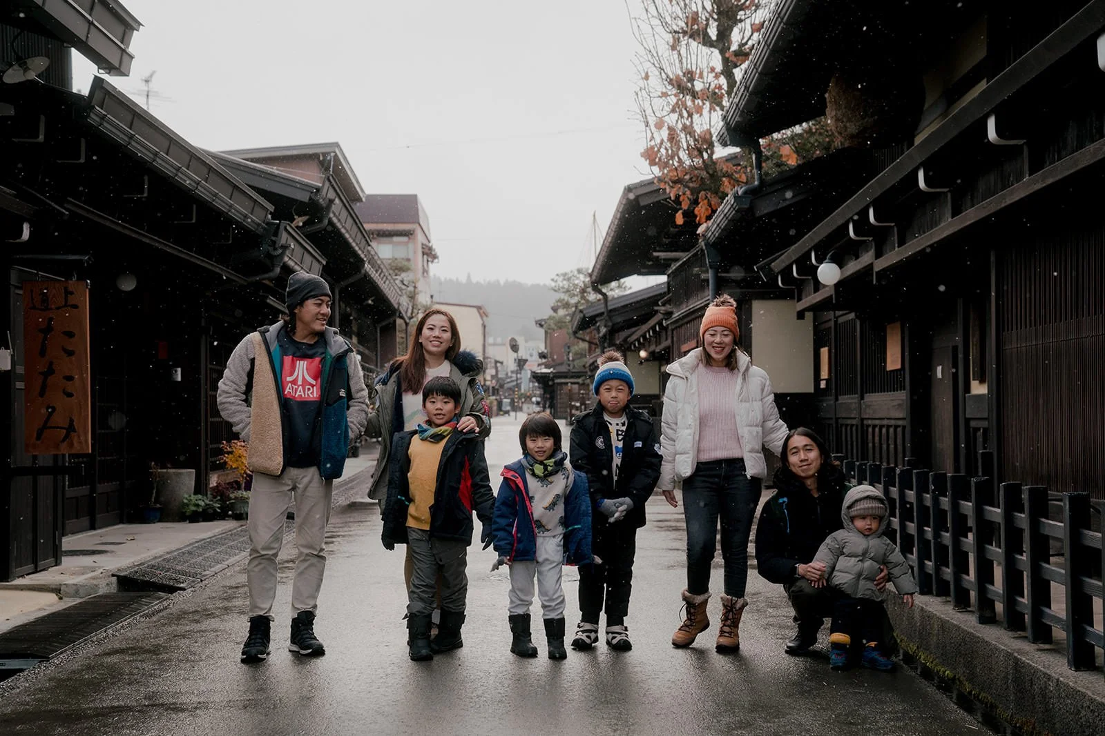 family photoshoot takayama snow
