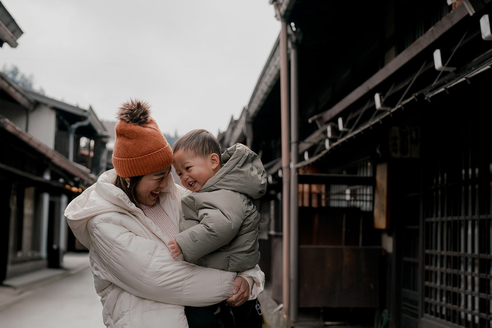 family photoshoot takayama snow